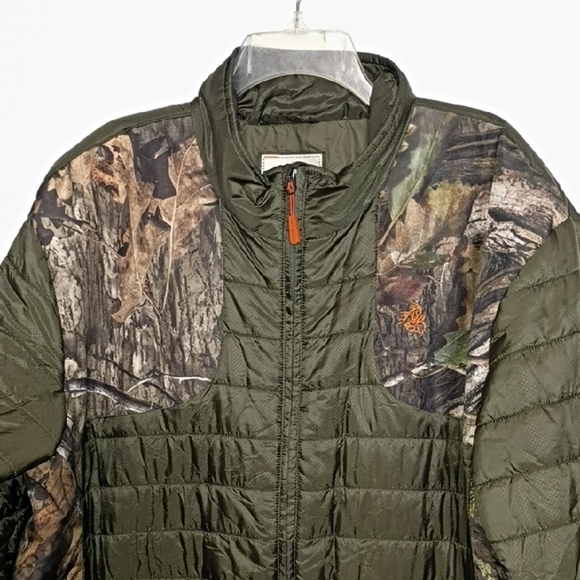 Mossy Oak - Men's Camouflage Puffer Jacket Size 2XL - Picture 2 of 6